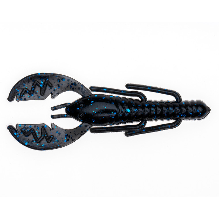 BaitFuel Paca Slim - 4'' Black Blue Flake 9pk