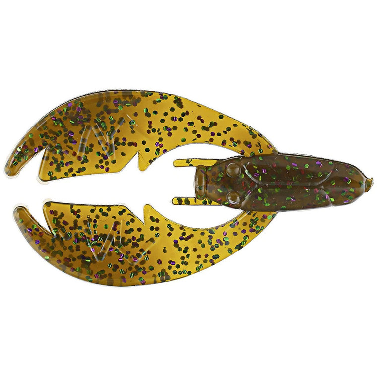 BaitFuel Tiny Paca Chunk - 2'' Green Pumpkin Candy 7pk