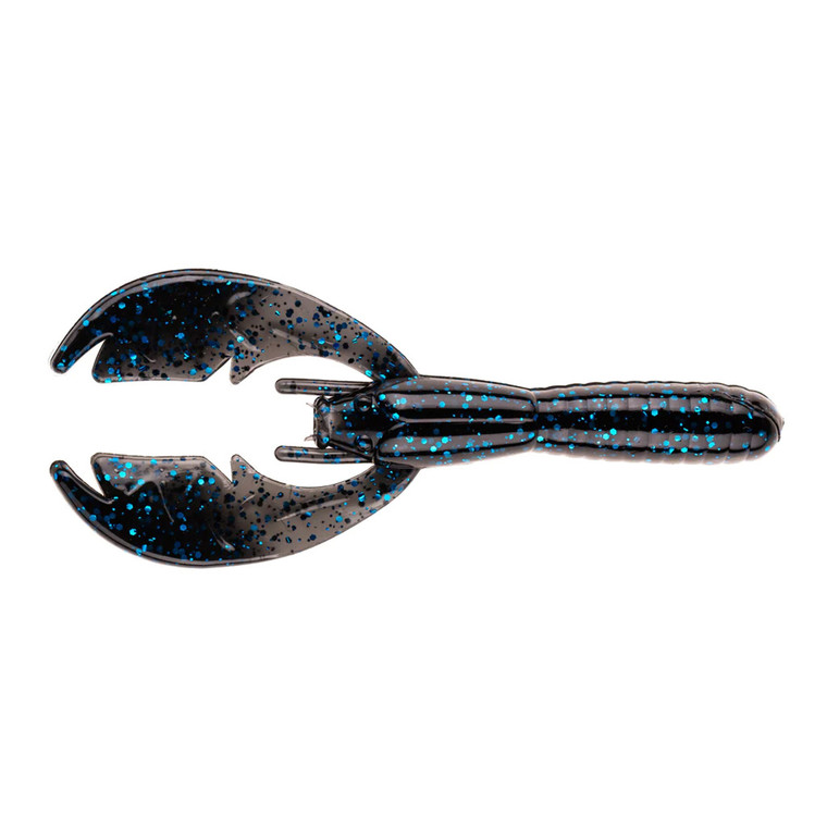 BaitFuel Tiny Paca Craw - 3'' Black Blue Flake 10pk