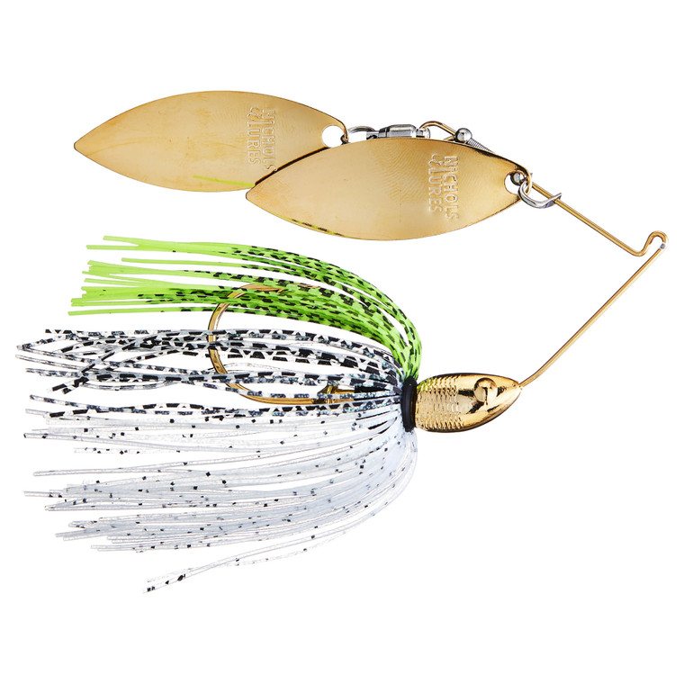 Nichols Catalyst Spinnerbait - W/W 3/8oz Chartreuse Shiner