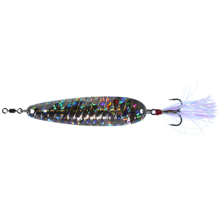 Nichols Flutter Spoon 4'' - 3/4oz Shattered Glass Holo