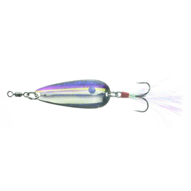 Nichols Mojo Flutter Spoon - 1/2oz 2'' Purple Threadfin