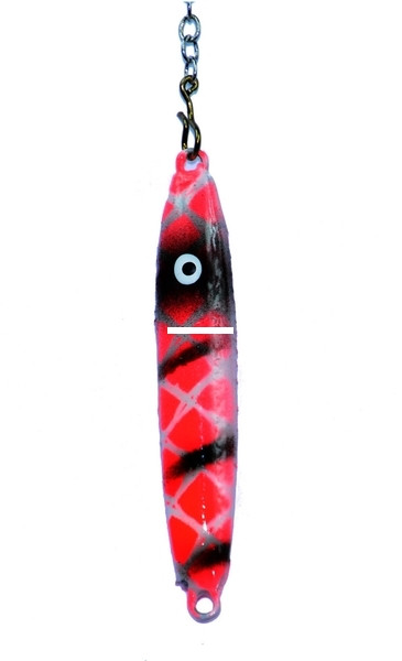 NilsMaster Hali Sukkula Jig - 5/16oz Red Scale Mino