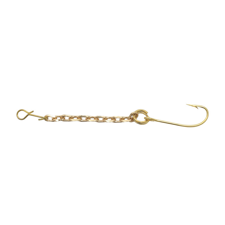 Northland BaitChain Dropr Hk - 1.75'' #12 Gold Treble 2pk