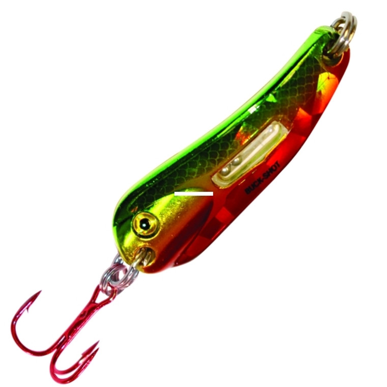 Northland BuckShot FlutSpoon - 1/8oz Golden Perch