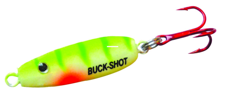 Northland Buck-Shot Spoon - 1/16oz UV Glo Perch