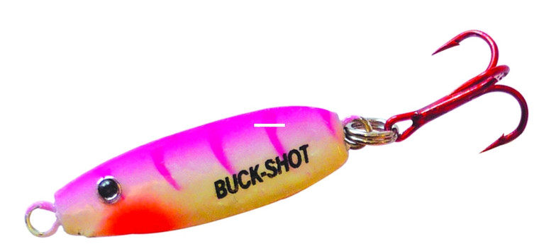 Northland Buck-Shot Spoon - 1/16oz UV Pink Tiger