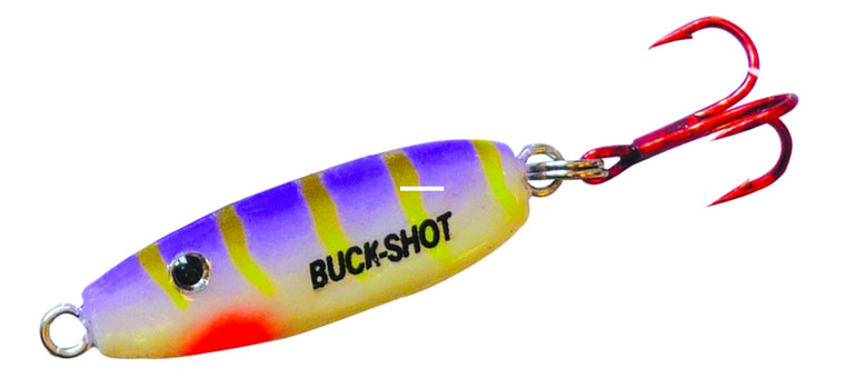 Northland Buck-Shot Spoon - 1/8oz UV Purple Tiger