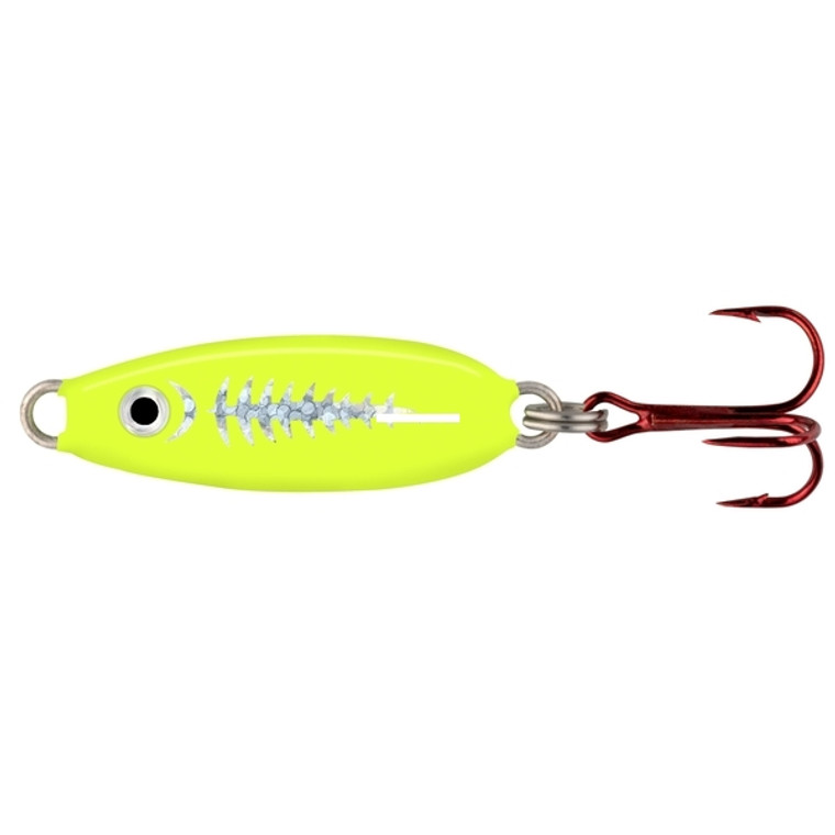 Northland Forage MinnowSpoon - 1/16oz SprGlo Exo Cht