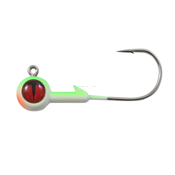 Northland Tungsten Jighead - 1/8oz Glo Watermelon 2pk