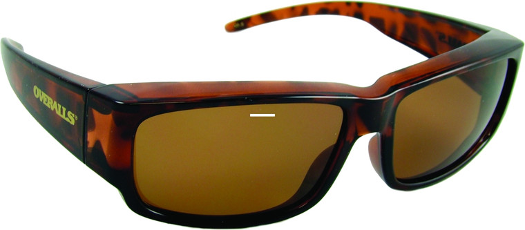 Overalls Sunglasses - OA6 Med/Lg Shiny Tort;Amber