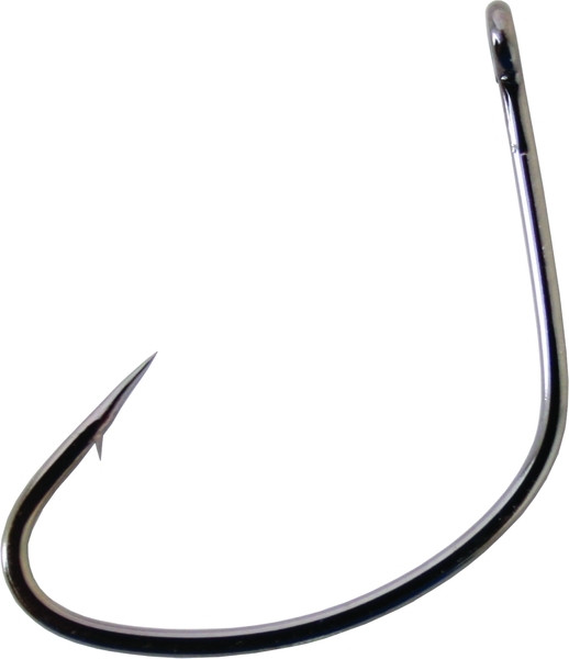 Owner K Hook - 4/0 Black Chrome 5pk