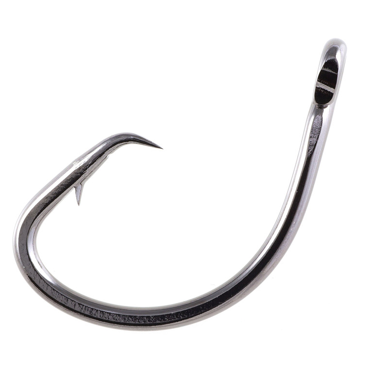 Owner Mutu Circle - Size 3/0 Chrome 5pk