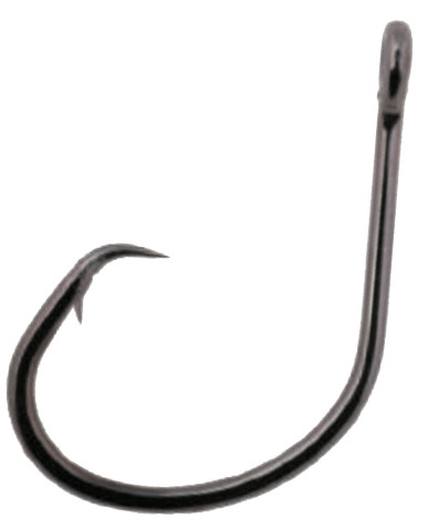 Owner Mutu Hybrid - 7/0 Black Chrome 3pk