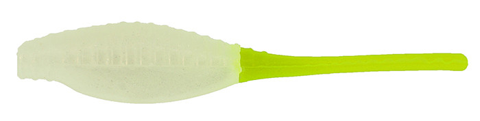 Bass Assassin Pro Tiny Shad - 2'' Pearl/Chart Tail 15pk