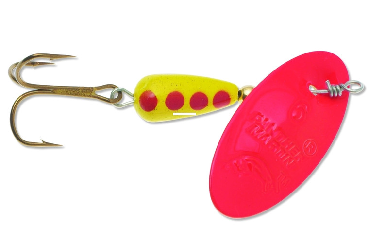 Panther Martin - Sure Shot TrebelHook - 1/16oz Ind;Flo;Yellow/Red
