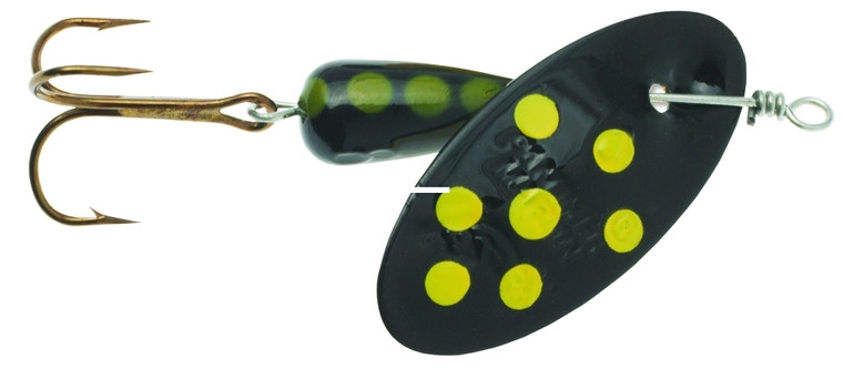 Panther Martin - WillowStrike Spotted - 1/16oz Ind;Blk/Yw;Blk/Yw