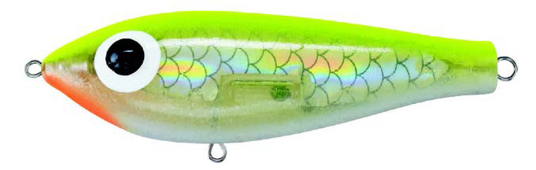 Paul Brown - MirrOLure SW PB Fat Boy Pro - 7/8oz 3.5'' Chart Bk/Prl/Org