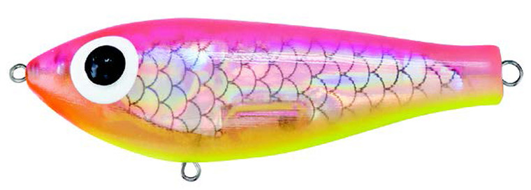 Paul Brown - MirrOLure SW PB Fat Boy Pro - 7/8oz 3.5'' PinkBk/Chart/Org