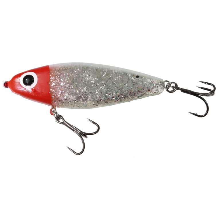 Paul Brown - MirrOLure SW PB Soft Dine XL - 1/2oz 3.25'' R Hd/Wht Bk/Sil