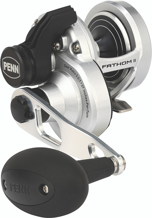 PENN Reel Fathom II LD 2 Spd - RH 5BB 5.5 - 1 / 2.8 - 1 330/20 - FTHII25NLD2