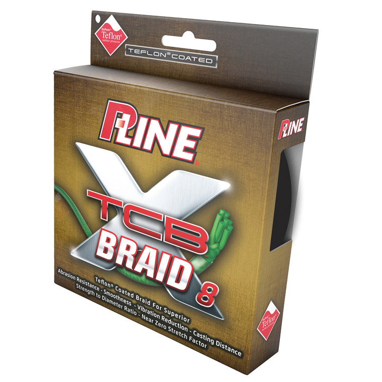 P-Line 8 Carrier TCB Braid - 150 yd Green 30 lb