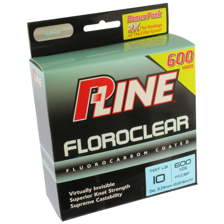 P-Line Floroclear Filler - 600 yd Clear 10 lb