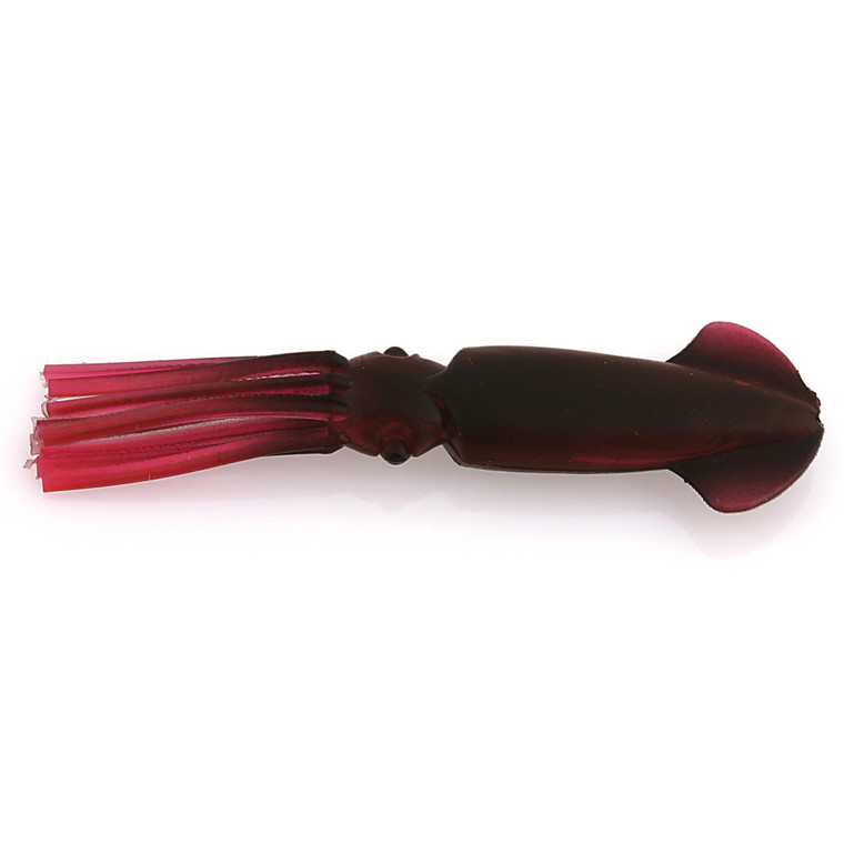 P-Line Ling Cod Rig - (2)4.5'' SqdBlk/Ruby 1pk