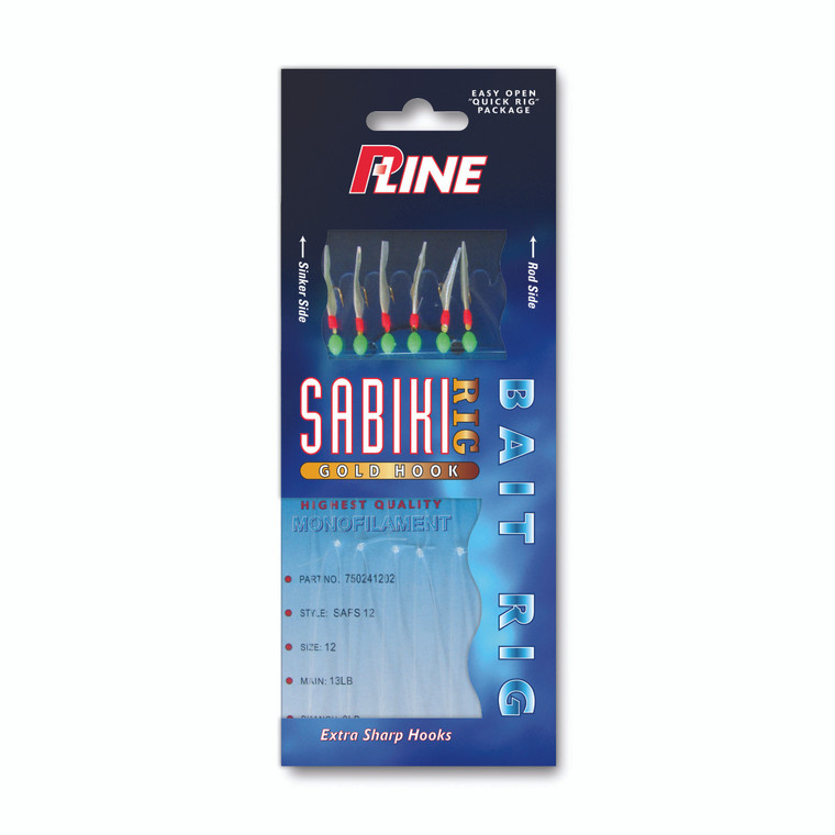 P-Line Sabiki - #14 Hage Fish Skin 1pk