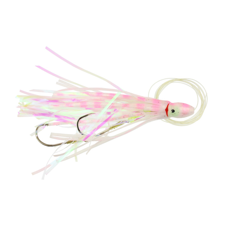 P-Line Sunrise Sqd Skirt - Rgd - (2)4.5'' Squid Wht Pnk Strp