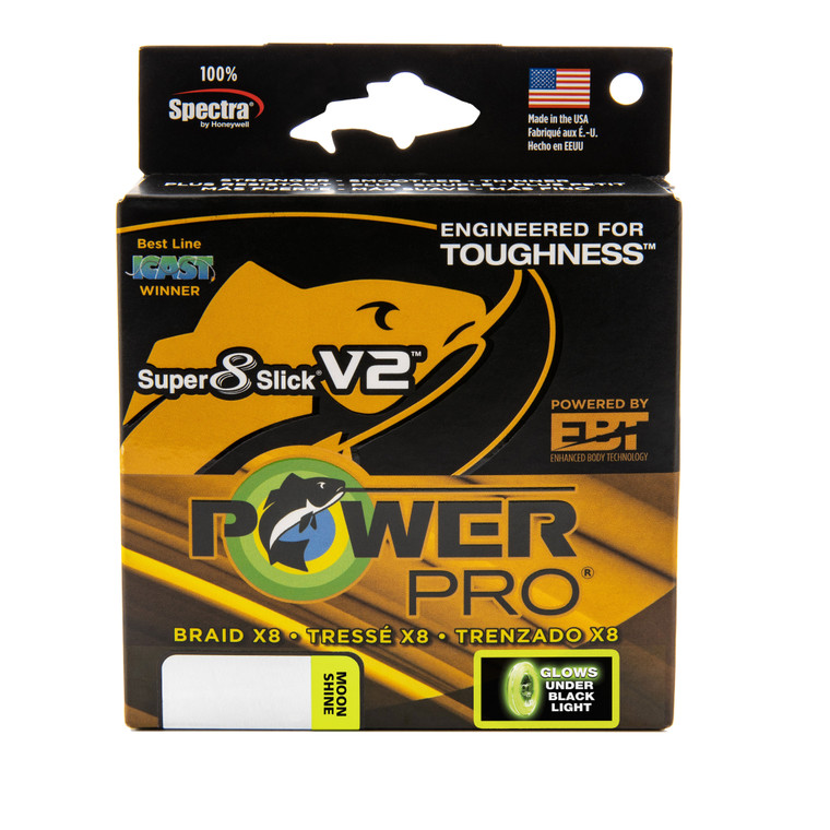 PowerPro Super 8 Slick V2 - 50 lb 150 yd Onyx