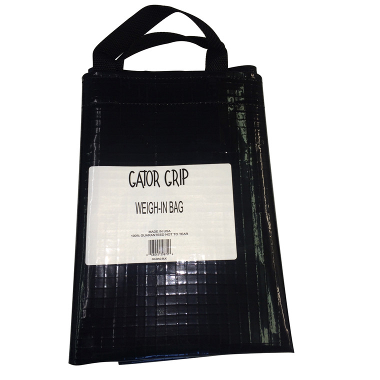 Gator Grip Weigh Bag - 0.14 mil thick Black