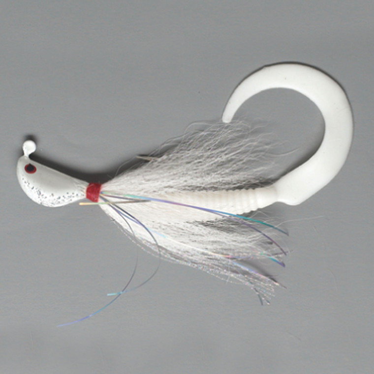 Pucci Flash Striper Jig - 1.5oz White/White/White 1pk