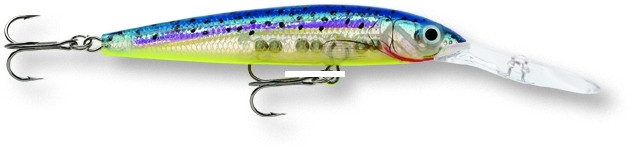 Rapala Down Deep Husky Jerk - 3/8oz 4'' Glass Blue Minnow