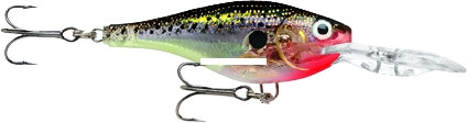 Rapala Glass Shad Rap - 5/16oz 2'' Glass Black