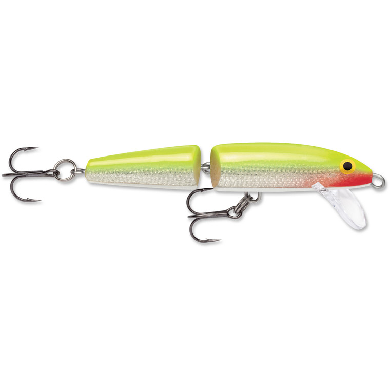 Rapala Jointed - 1/8oz 2.75'' Slv Fluo Cht