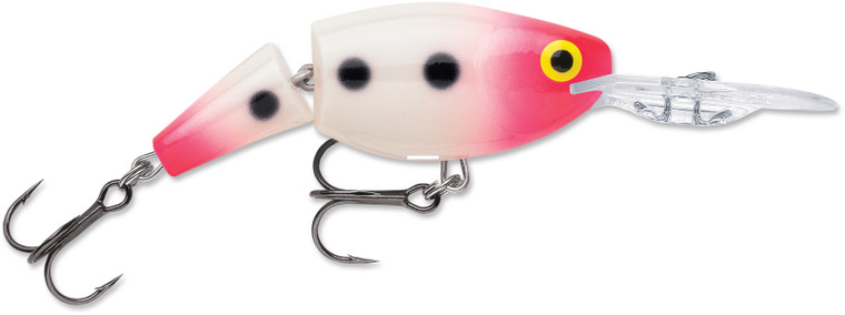 Rapala Jointed Shad Rap - 1/4oz 2'' Glow Pink Squirrel