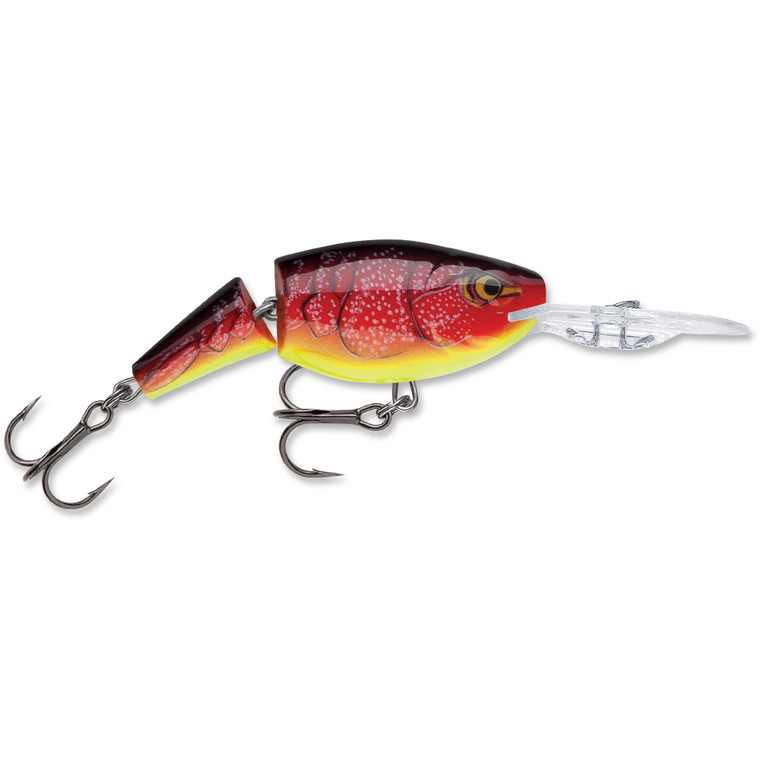 Rapala Jointed Shad Rap - 1/4oz 2'' Redfire Crawdad