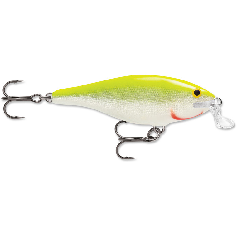 Rapala Shallow Shad Rap - 3/16oz 2.5'' Slv Fluo Cht