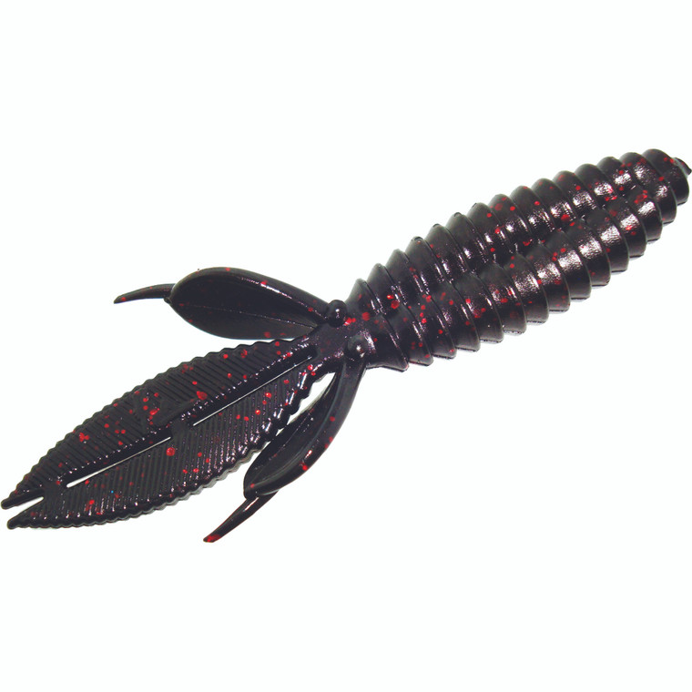 Reaction Innovations - Smallie Beaver - 3.5'' Black/Red 10pk