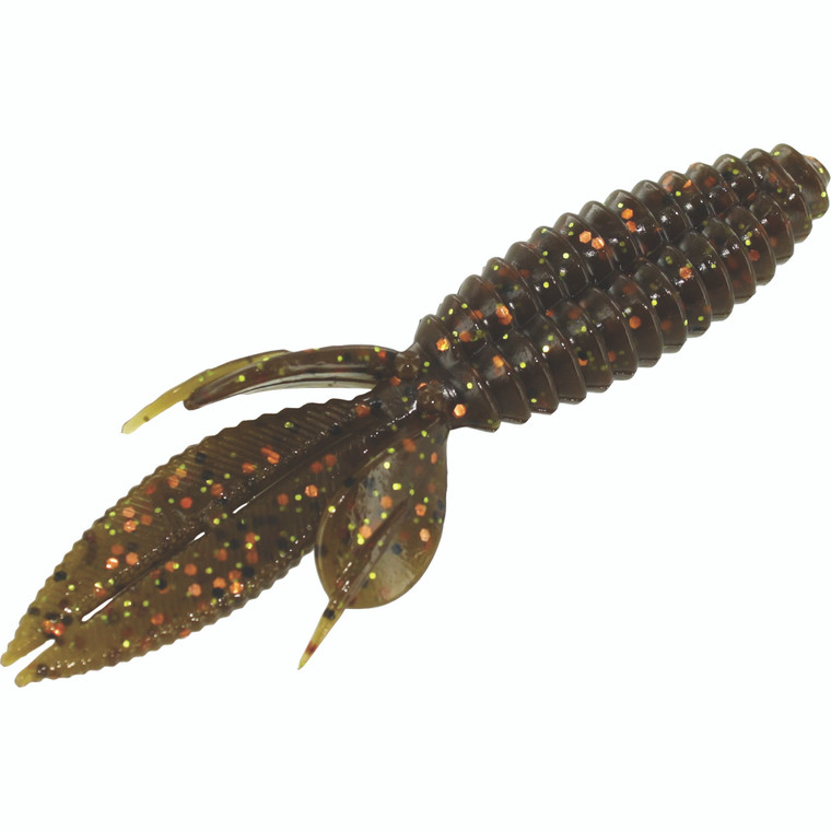 Reaction Innovations - Smallie Beaver - 3.5'' Green Goby 10pk