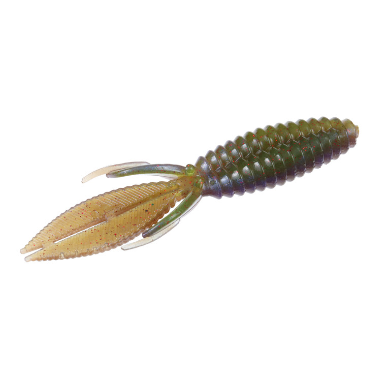 Reaction Innovations - Smallie Beaver - 3.5'' Magic Craw Red 10pk