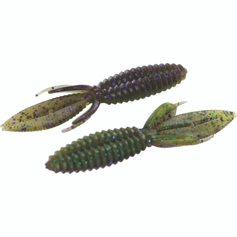 Reaction Innovations - Smallie Beaver - 3.5'' Sprayed Grass 10pk