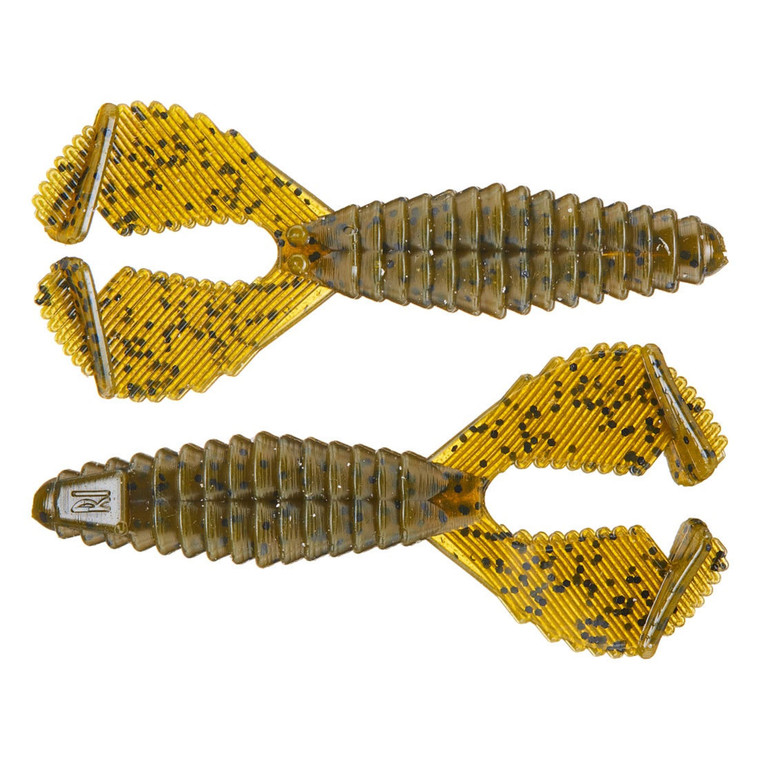 Reaction Innovations - Spicy Beaver - 3'' Green Pumpkin 7pk