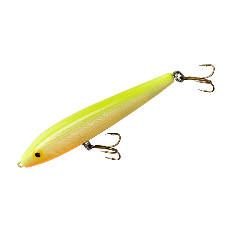 Rebel Jumpin Minnow - 3.5'' Bone Chartreuse
