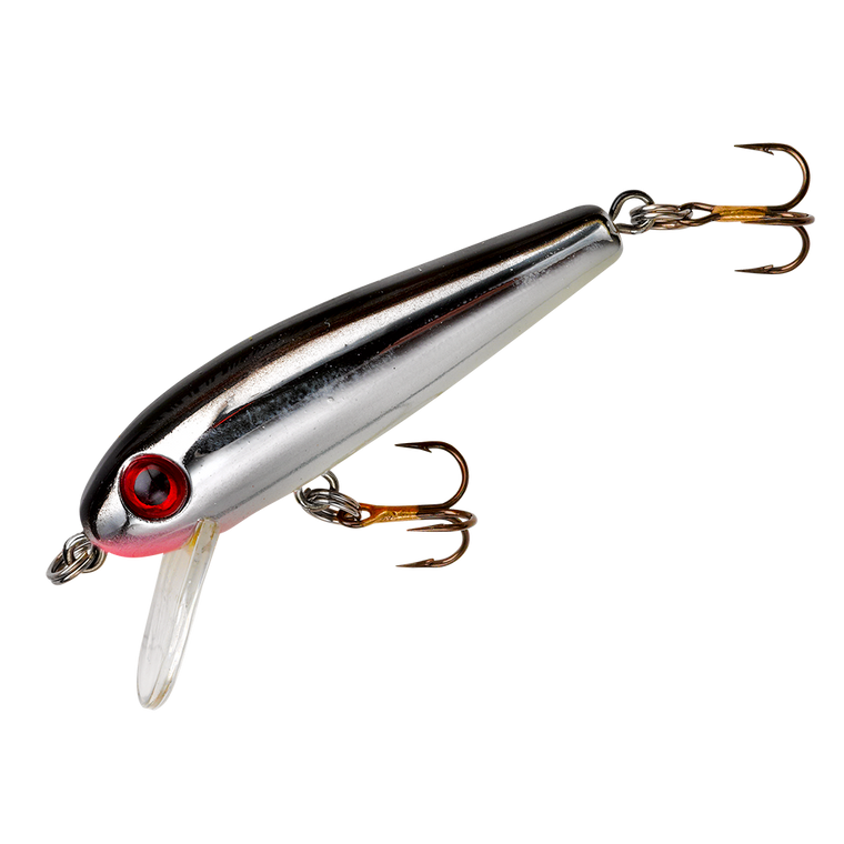 Rebel Minnow - 1.625'' Silver/Black