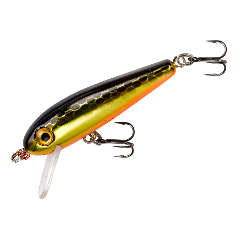 Rebel Tracdown Minnow - 1.625'' Slick Gold Mino