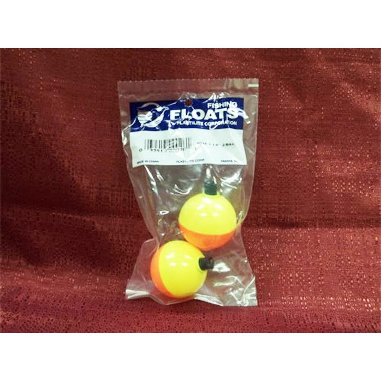 Plastilite Rebelfin - Rnd 1.75'' Org/Ylw 2pk