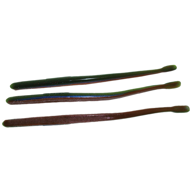 Roboworm Straight Tail Worm - 6'' Aaron's Magic/R&B 10pk