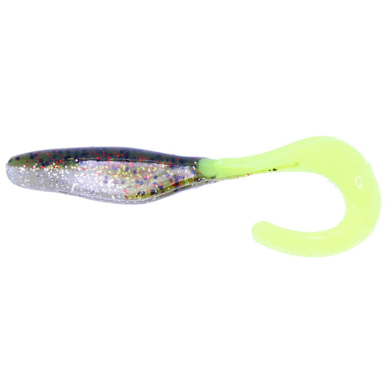 SW - Saltwater Assassin Curly Shad - 4'' Chicken on a Chain 10pk